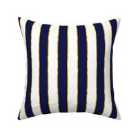 Puttin' on the Ritz Stripe in Navy and Gilt