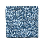 Damask Cats - BLUE