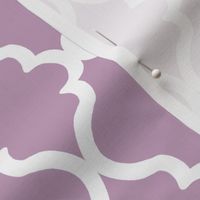 Quatrefoil - Mauve Mist