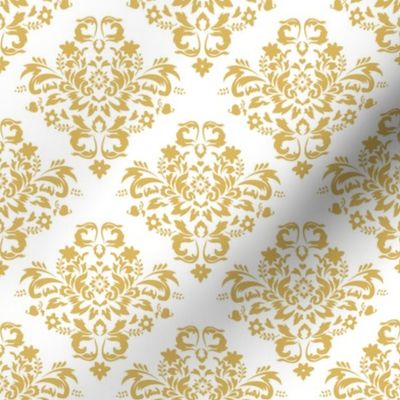 Damask - Misted Yellow