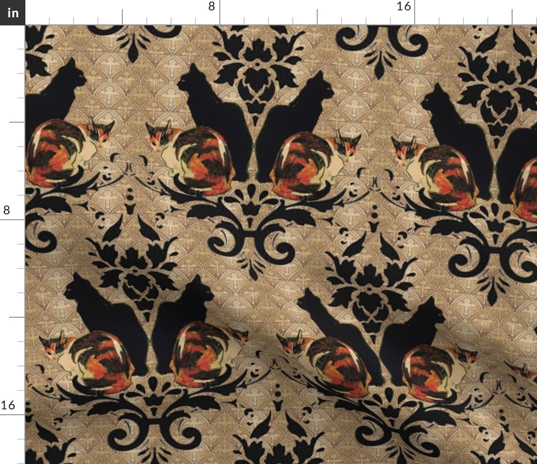 Steinlen_s_cat_damask