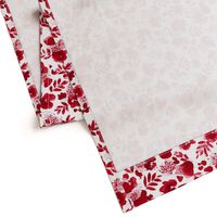 Floret Floral Pattern Red