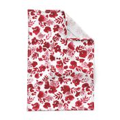 Floret Floral Pattern Red