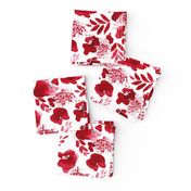 Floret Floral Pattern Red