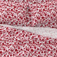 Floret Floral Pattern Red