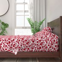 Floret Floral Pattern Red