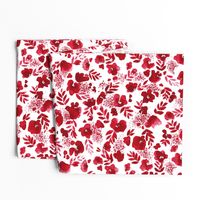 Floret Floral Pattern Red