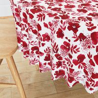 Floret Floral Pattern Red