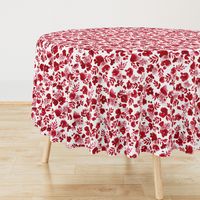 Floret Floral Pattern Red