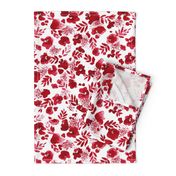 Floret Floral Pattern Red