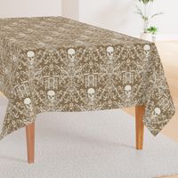 Dread Damask in Burlap