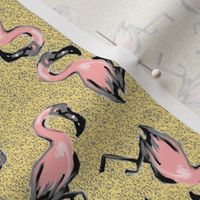 Retro Flamingoes