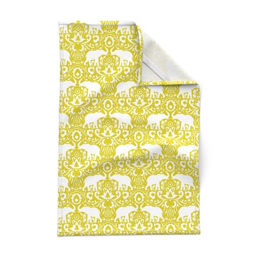 Elephant Damask Mustard 