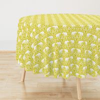 Elephant Damask Mustard 