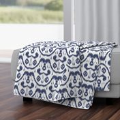 Ikat Waves Indigo