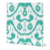 Ikat Waves Teal