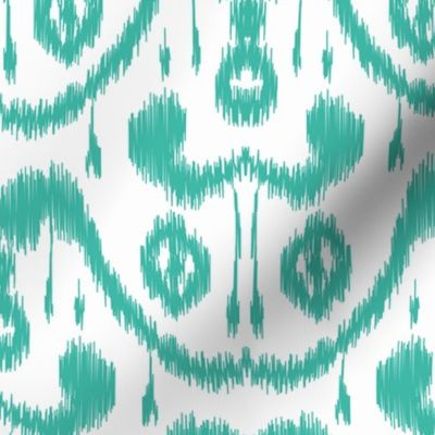 Ikat Waves Teal