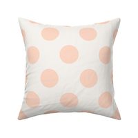 Polka Dot Pale Peach