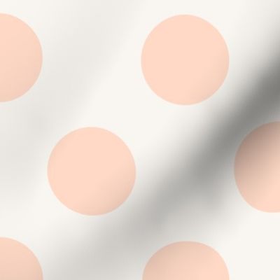 Polka Dot Pale Peach