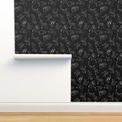 constellations // black and white kids nursery baby geometric animals