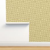 art deco zigzag in summercolors caramel and cream