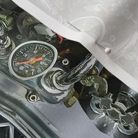 Steampunk - Car Engine Analog gauge