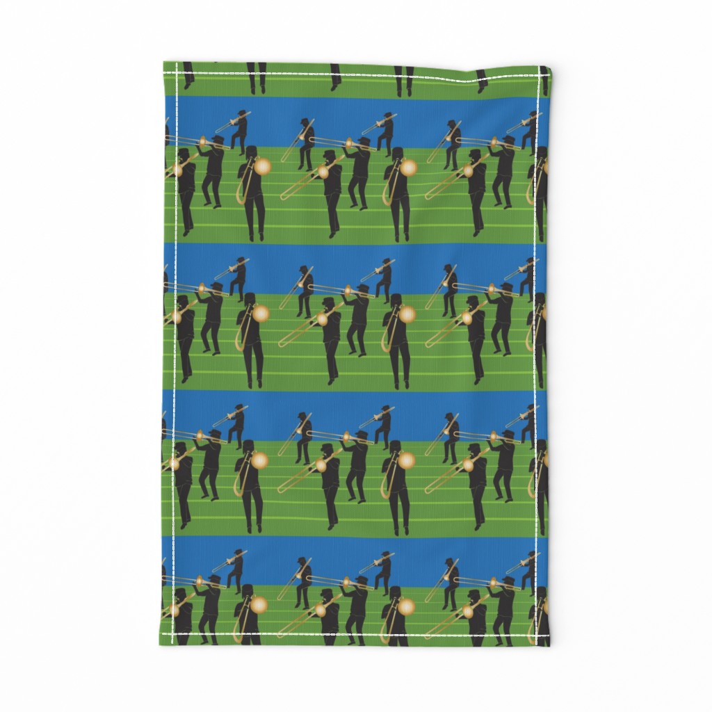 trombone marching band 6x6