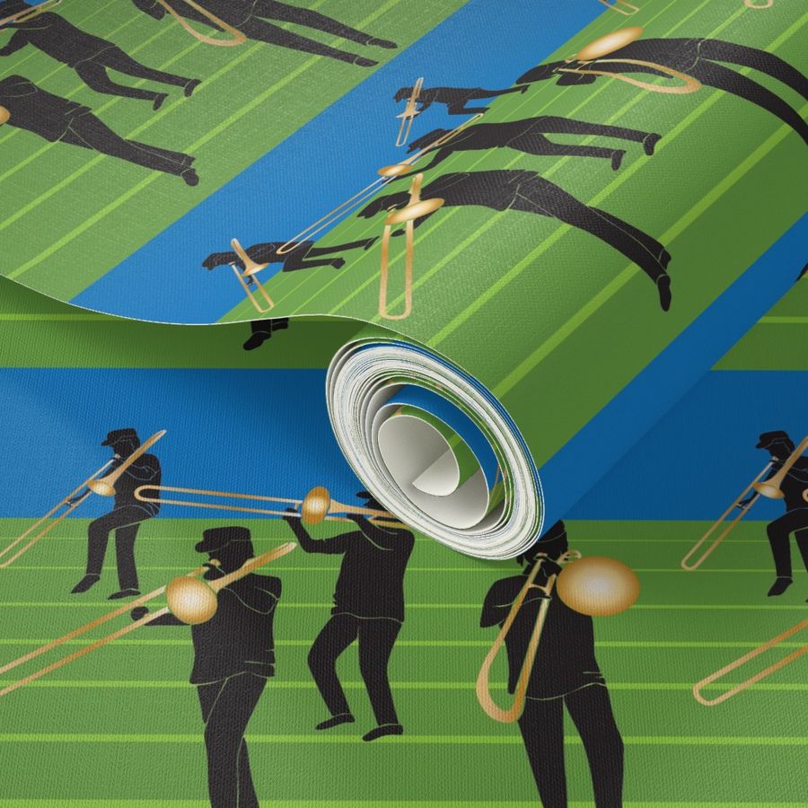 trombone marching band 6x6