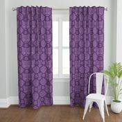 Mystic Cat Damask Purple