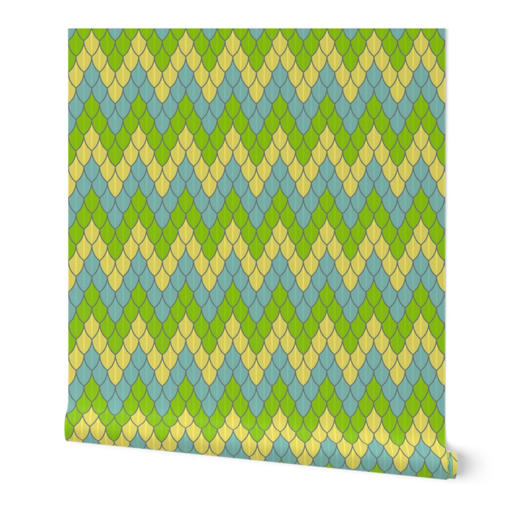 03527558 : zigzag feathers : spoonflower0165