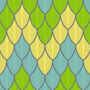 03527558 : zigzag feathers : spoonflower0165