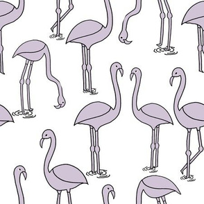 Flamingo new - Lavender by Andrea Lauren 