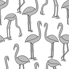 Flamingo new - Slate by Andrea Lauren 