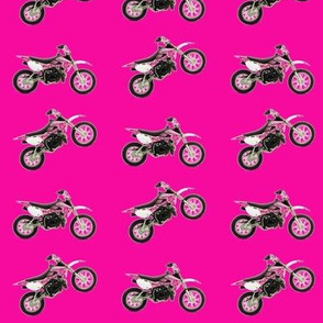 Pink on Pink Dirt Bikes