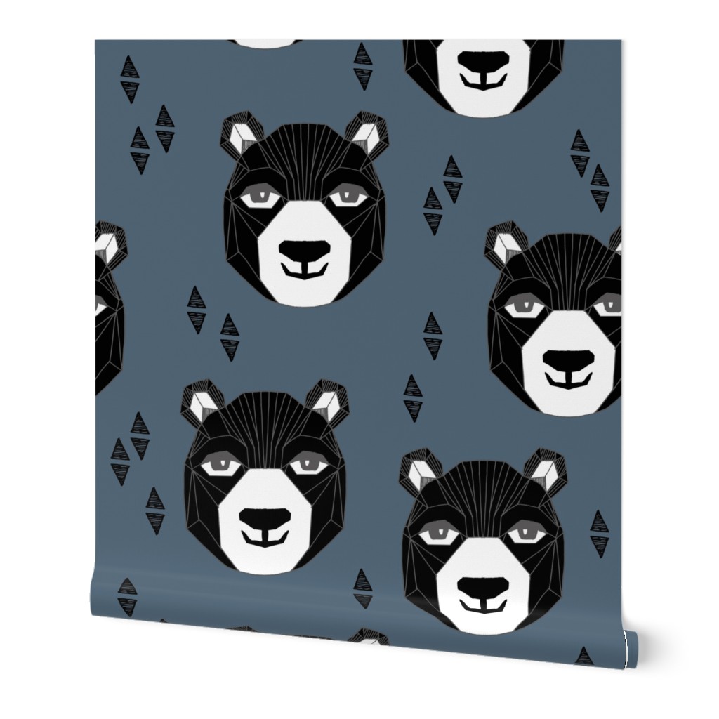 bear // happy bear fabric nursery baby boy fabric andrea lauren design nursery baby fabrics