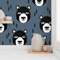 bear // happy bear fabric nursery baby boy fabric andrea lauren design nursery baby fabrics