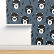 bear // happy bear fabric nursery baby boy fabric andrea lauren design nursery baby fabrics