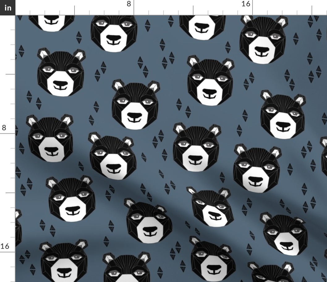 bear // happy bear fabric nursery baby boy fabric andrea lauren design nursery baby fabrics