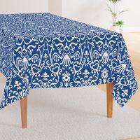 Lucette Ikat in Navy