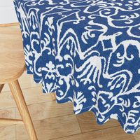 Lucette Ikat in Navy