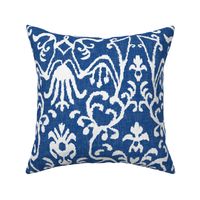 Lucette Ikat in Navy