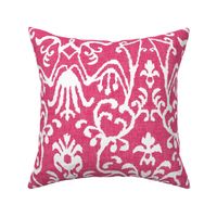 Lucette Ikat in Hot Pink