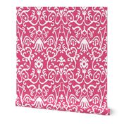 Lucette Ikat in Hot Pink