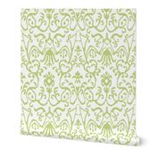 Lucette Ikat in Celery