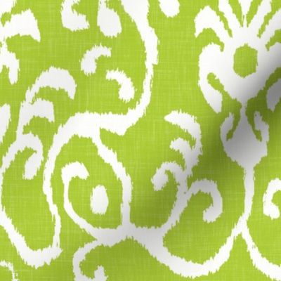 Lucette Ikat in Sprout