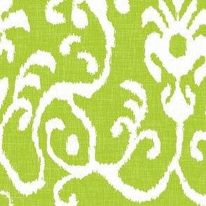 Lucette Ikat in Sprout