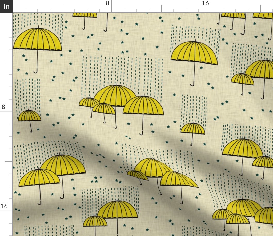 Umbrellas (yellow)