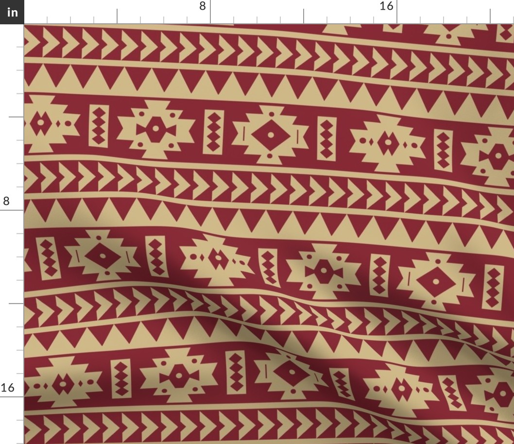 FSU Aztec Tribal Print