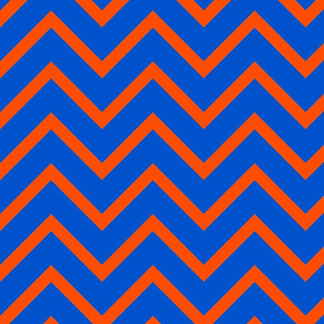 UF Blue and Orange Chevron