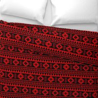 UGA Red and Black Aztec tribal Print